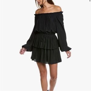 NWT Ramy Brook Charrasse Off-Shoulder Mini Dress
